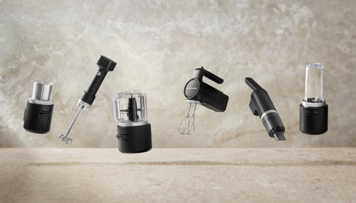 KitchenAid Go™ Cordless appliances.